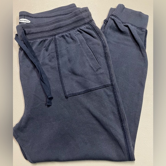 Old Navy Pants - Old Navy  Navy blue Drawstring Jogger Pants